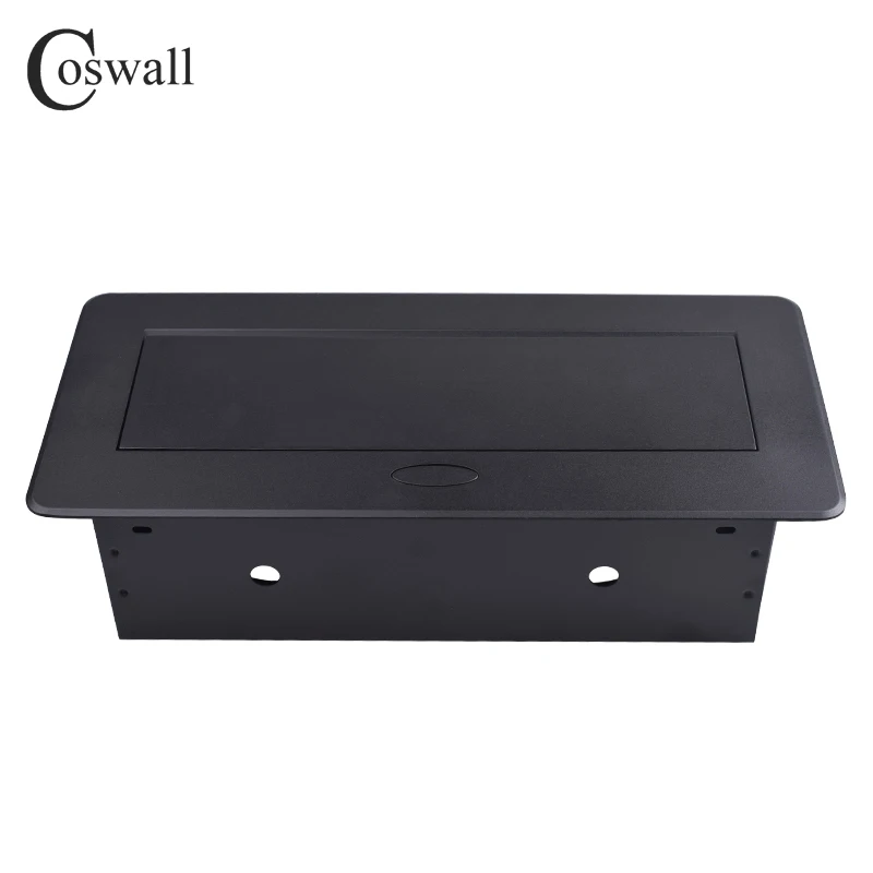 COSWALL Zinc Alloy Plate 16A Slow POP UP 2 Power