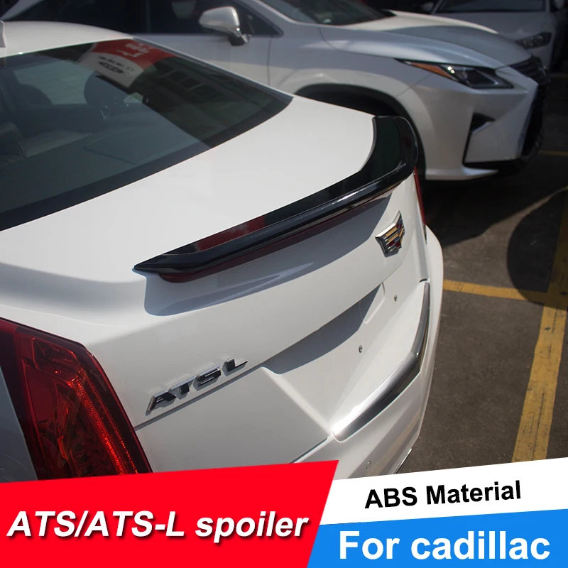 JNCFORURC задний багажник крышка автомобиля Спойлер для Cadillac ATS L седан 4D ABS пластик