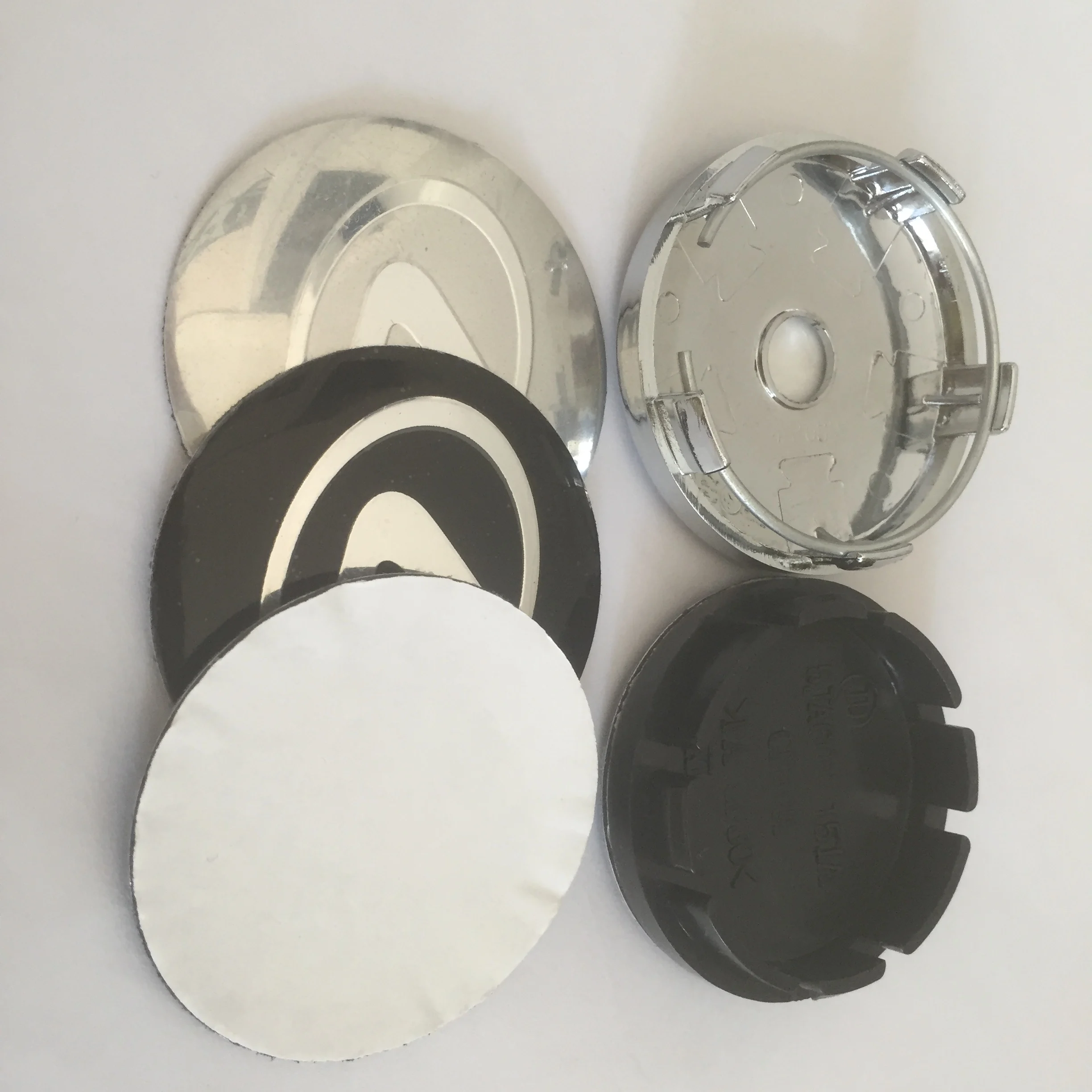 

4pcs 56mm 60mm 65mm 68mm Car Wheel Center Cap Badge dust-proof covers emblem sticker car Styling accessories
