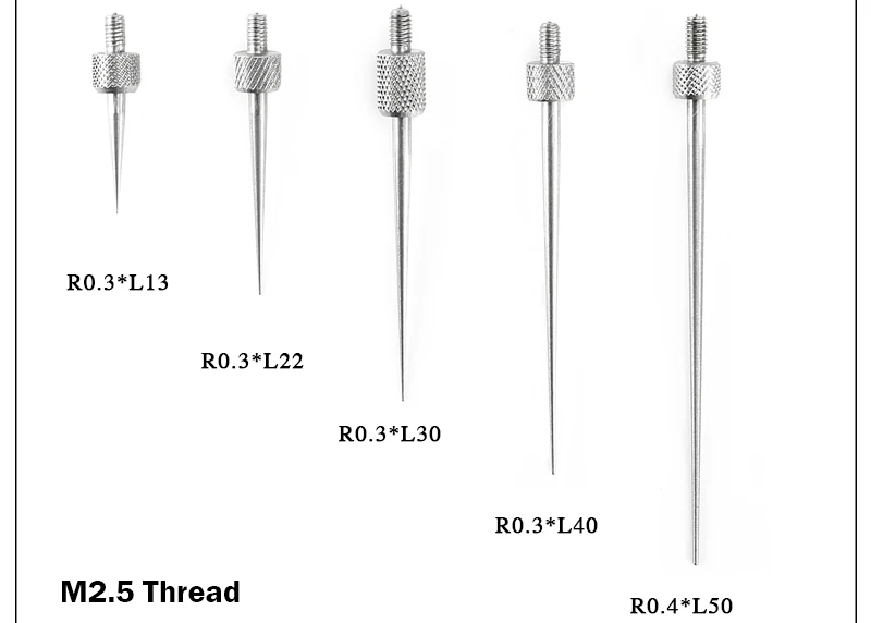 R0.2 R0.4 OD 13 мм 22 мм тестовая длина M2.5 нить Вольфрамовая сталь Guage микрометр контактный заостренный конус головка циферблат индикатор наконечник зонд