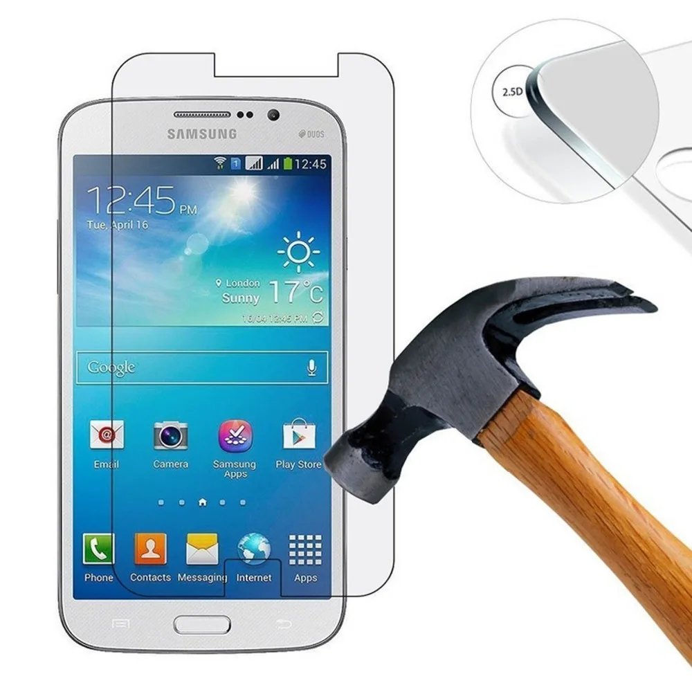 

2PCS 9H HD Tempered Glasses for Samsung Galaxy Mega 5.8 I9150 Duos Tempered Glass Screen Protector Ultra Clear Scratch Resistant