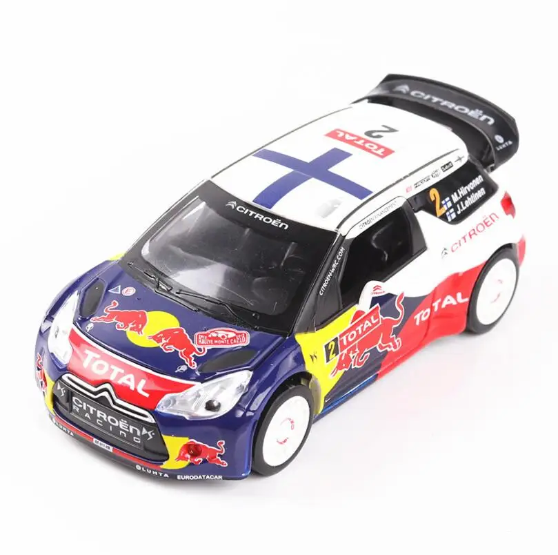 1:32 Diecasts & Toy Vehicles Citroen DS3 модель игрушечной машины со звуком и светом коллекционная