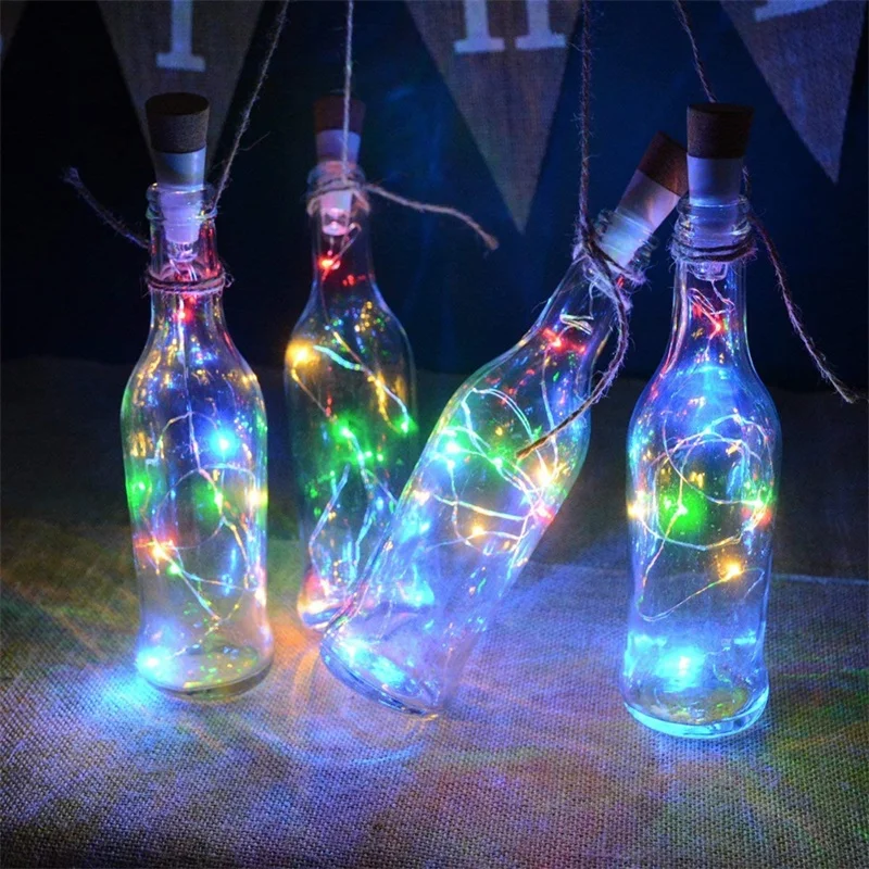 3m 30LED Copper Wire String Lamp Waterproof Battery Wine Bottle Cork Lights *DC