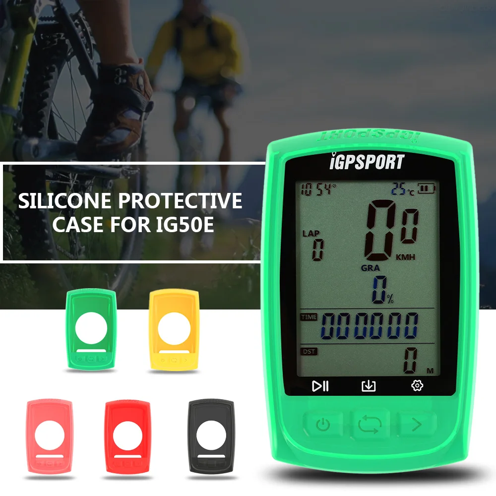 iGPSPORT Silicone Protective Case for IG50E Replacement Soft Silicone Bike Computer Accessory Waterproof Silicone Case