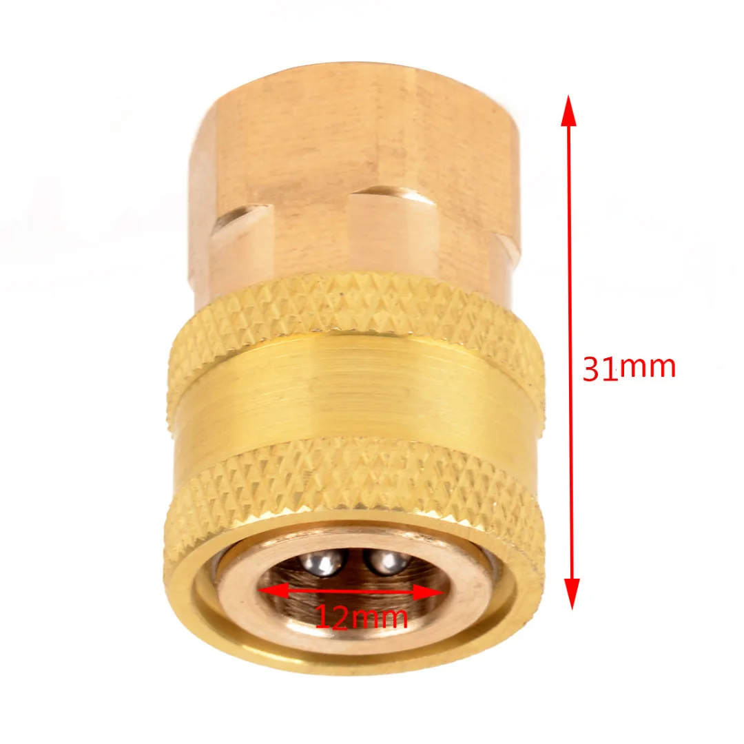 1pc Mayitr Durable 1/4" Female Quick Connect Couplers NPT Brass ...