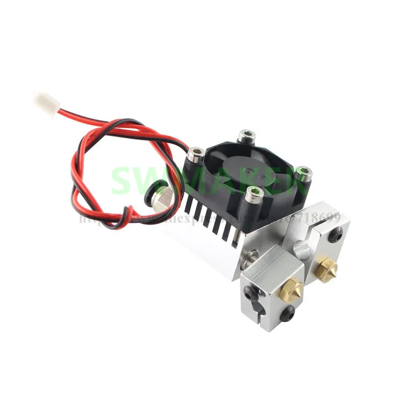 Многоэкструзионный комплект Hotend Chimera V6 одноголовочный экструдер hotend 0 4 мм сопла 1