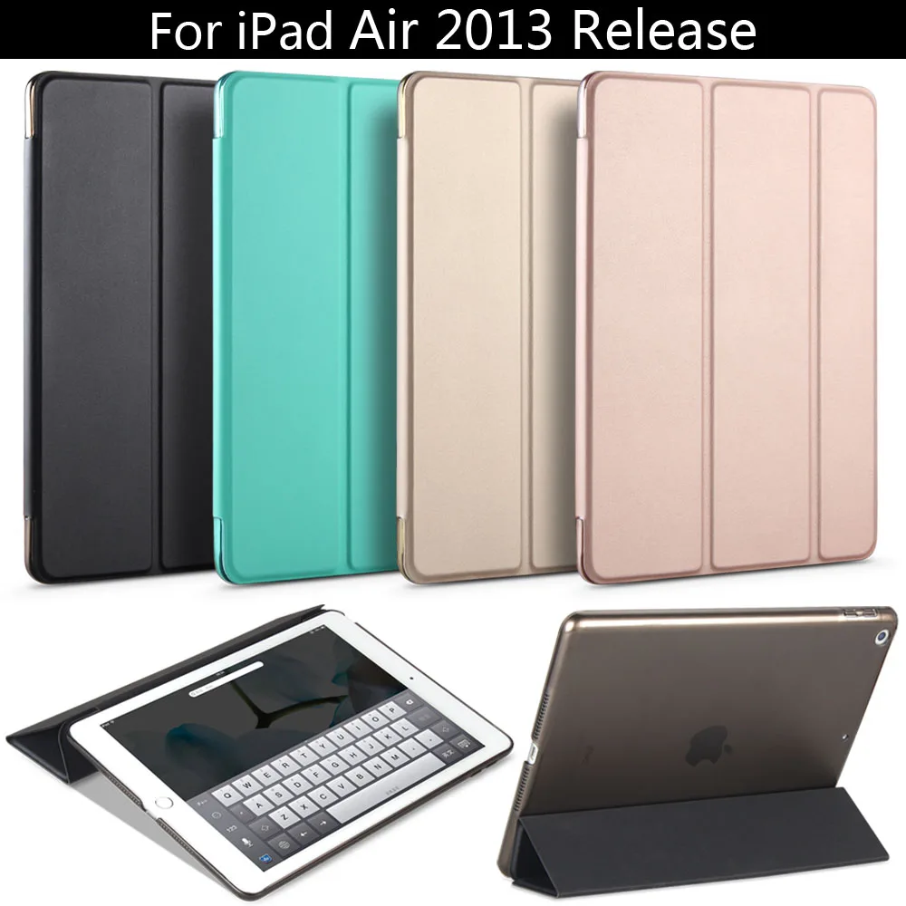 Умный чехол из ПУ кожи для iPad Air 1 Цветной с магнитом функцией пробуждения и сна APPle