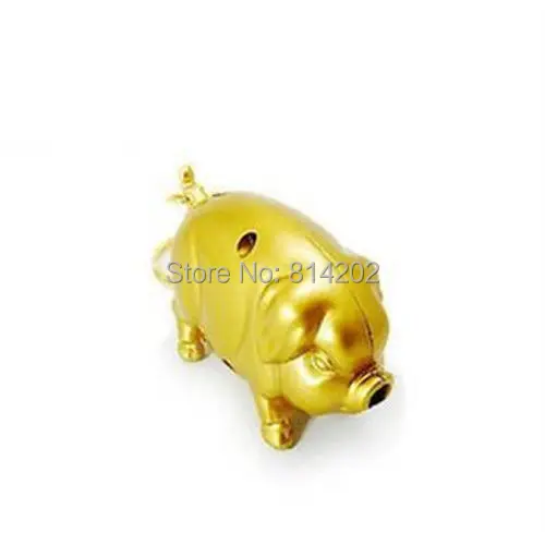 Golden Pig Cigarette Lighter Refillable Butane Gas Cigarette Lighter