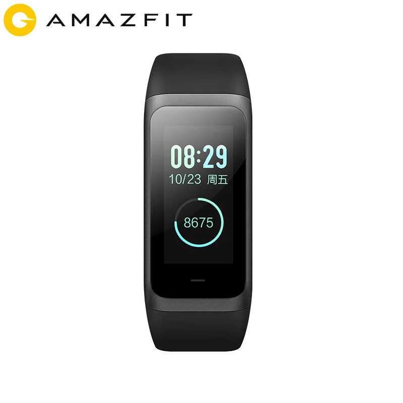  Смарт браслет Amazfit Band 2, водонепроницаемый музыкальный браслет 5ATM, 2019 