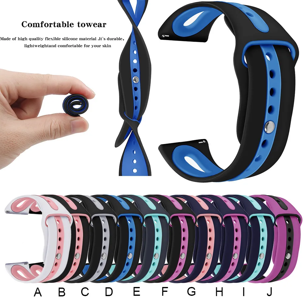 

2019 New Arrival Watchband Colorful Band Sport Wristband Watch Band Strap Soft Silicone Replacement for Bracelet Wrist #YL10
