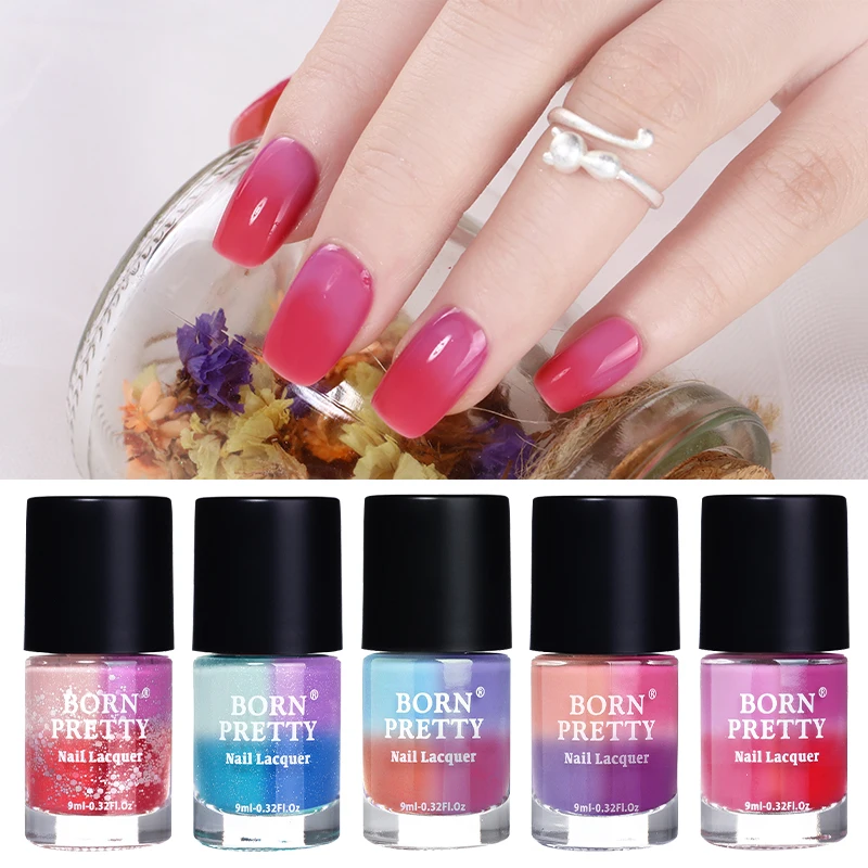 Лак BORN PRETTY чувствительный к солнечному свету меняющий цвет|nail polish|thermal nail polishpeel