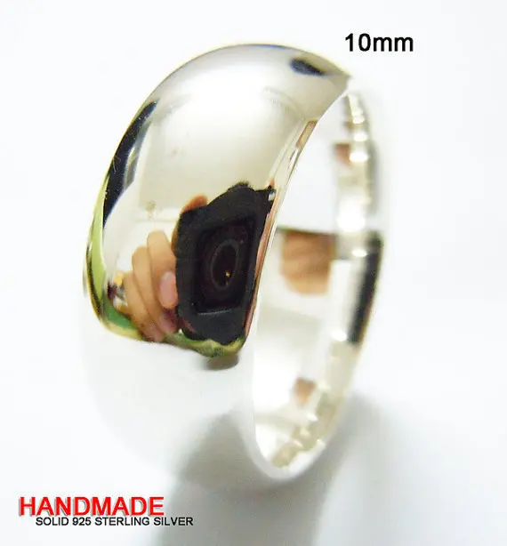 

Чистое кольцо из серебра 925 пробы Wellmade, 10 мм