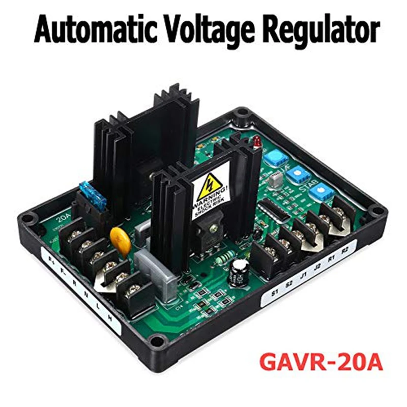 Gavr-20A Av Универсальный бесщеточный автоматический регулятор напряжения модуль Avr Генератор 220 В переменного тока защита частоты Emi Suppressi
