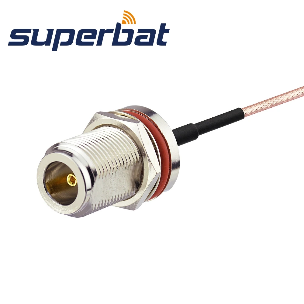 Wireless Coaxial Jumper Cable Assembly MCX to N Female