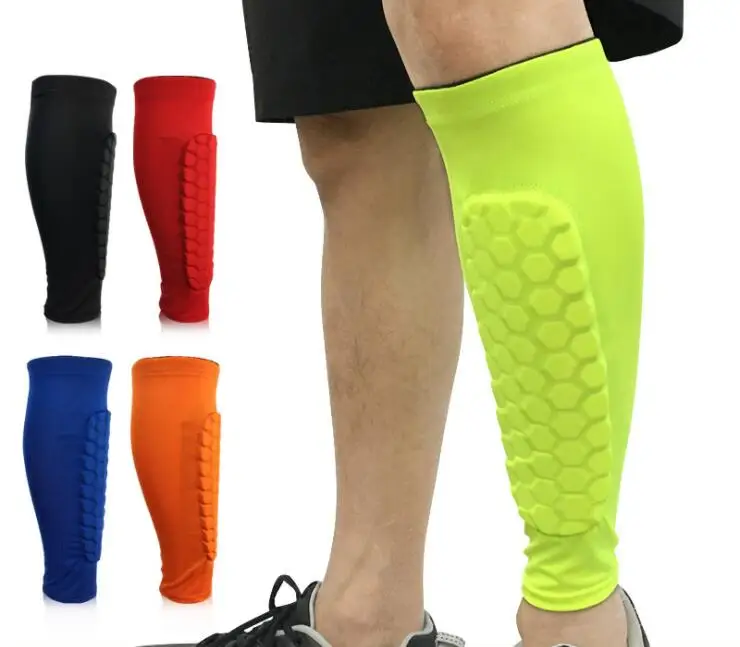 1PC Football Shin Guards Calf Protector Soccer Anti crash Leg
