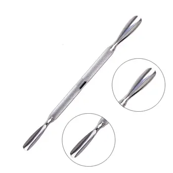 

KESMALL 3Pcs New Hot Stainless Steel Cuticle Pusher Spoon Dead Skin Remover Women Professional Practical Nail Art Tool XN253M