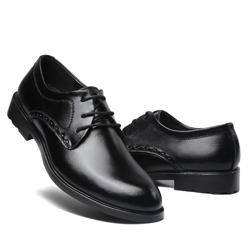 men's flat heel formal shoes