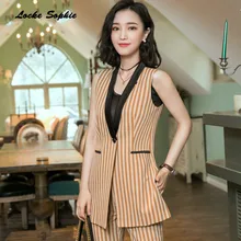 1pcs Womens Plus size Blazers coats 2019 Autumn cotton Splicing Sleeveless Small Suits jackets ladies Skinny Blazers Suits coats