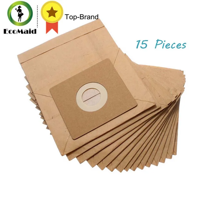 15 Pcs General Vacuum cleaner dust paper bags 100*110mm Diameter 50mm