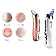 Средство для удаления черных точек, вакуум для удаления пор, Электрический Уход за лицом для носа, глубокое очищение, уход за кожей, 7 всасывающих головок, многофункциональный очиститель пор