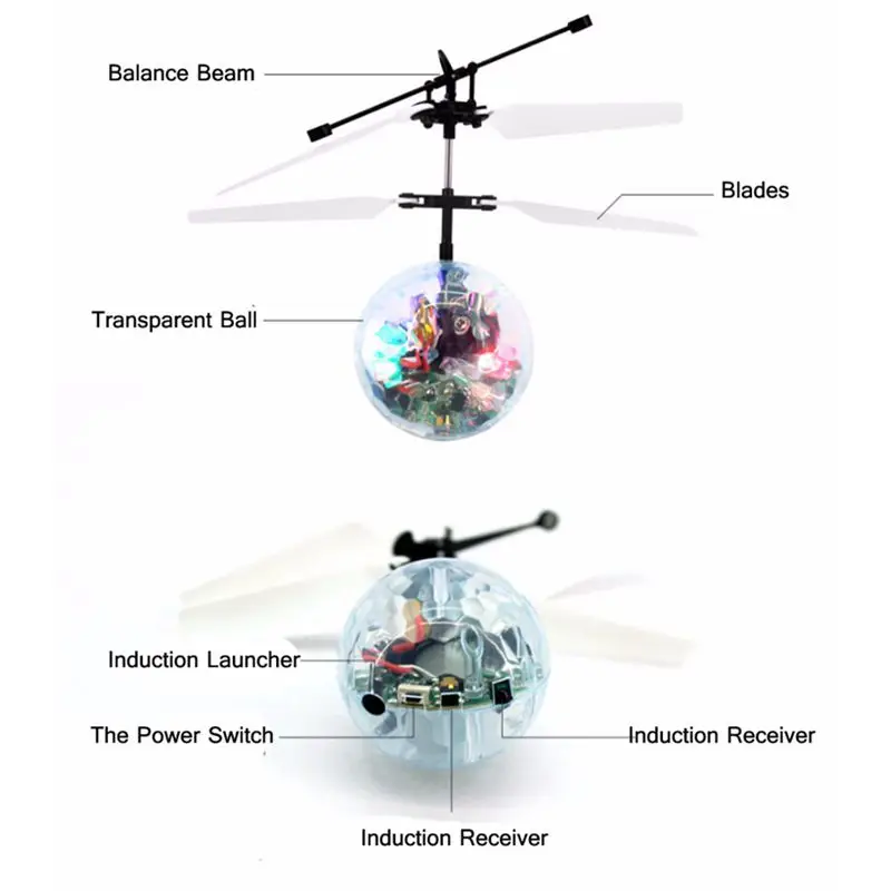 Magic-RC-Flying-Ball-Electronic-Infrared-Induction-Remote-Control-Toys-LED-Light-up-Shining-Mini-Funny