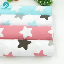 50*160 см хлопковая ткань с принтом звезд, метр для домашнего текстиля, детские одеяла, подушки, подушки, ткань для шитья, материал Telas Patchwork