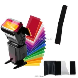 SIV 12 цветов гель фильтр рассеиватель для вспышки софтбокс Studio светофильтр камера