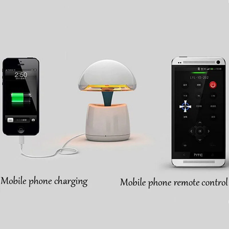 Светодиодный светильник настольная лампа + беспроводной bluetooth динамик с пультом