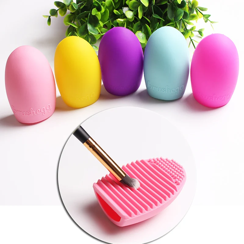 1Pc Brushegg Egg Cleaning Glove Cleaning Makeup Washing Brush Silicon