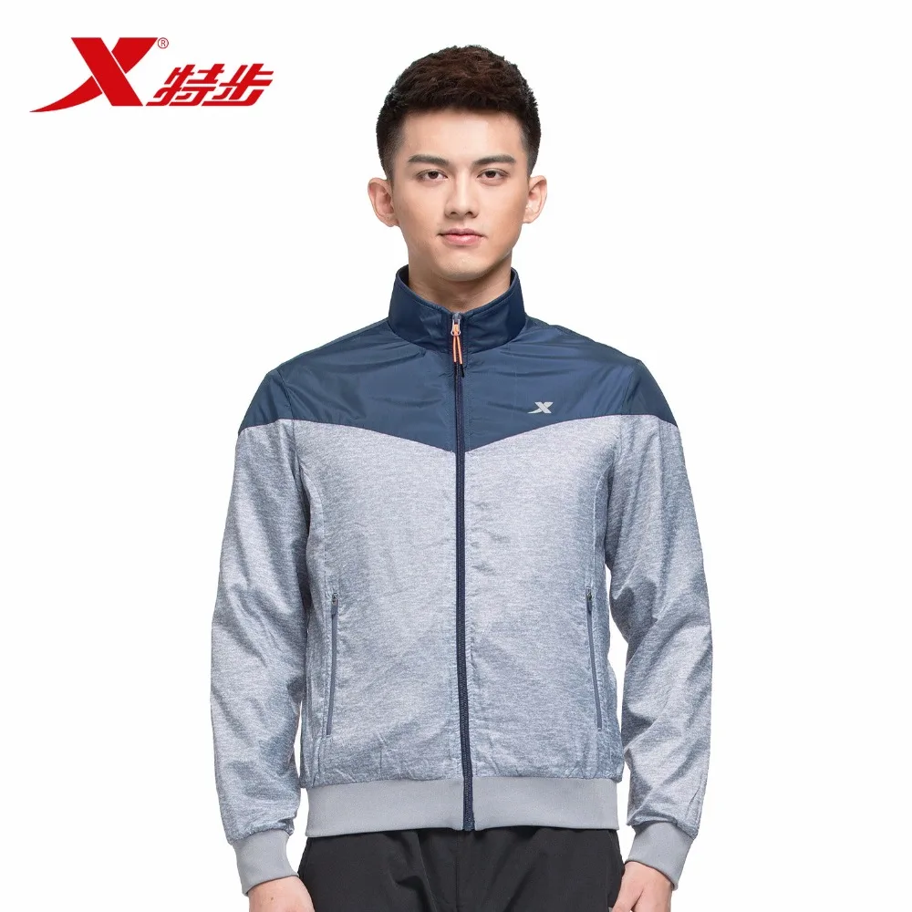 XTEP Mens O neck Athletic Suits Running T Shirt Fitness Sportswear