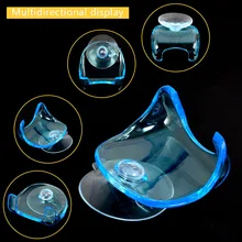 Набор для ванной комнаты cupola, пластиковая прозрачная синяя супер присоска, 1 шт., бритвенный держатель, бритвенная стойка, настенная полка для бритвы