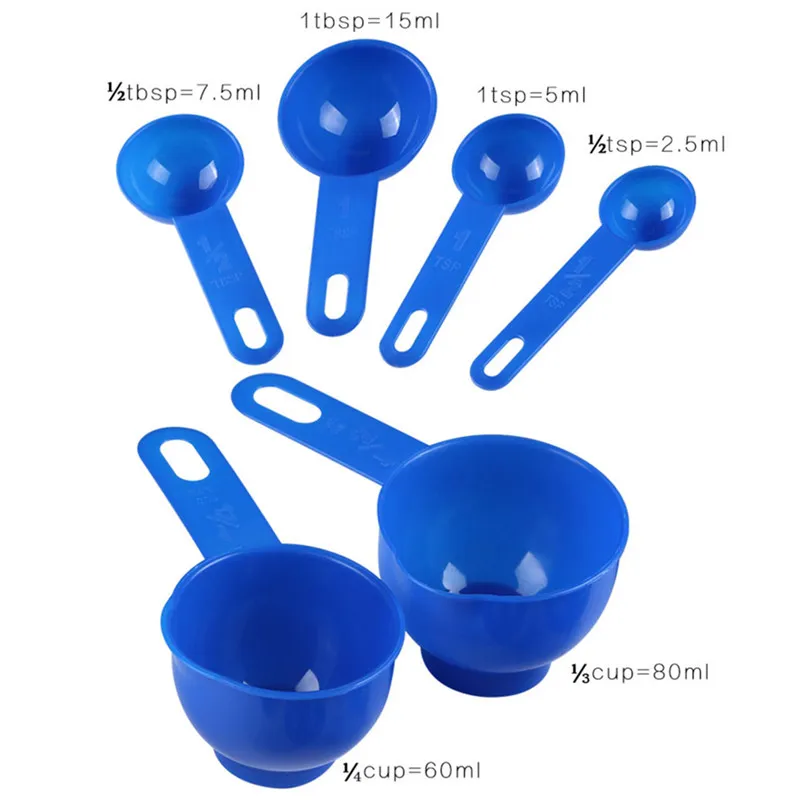 Hot Plastic Measuring Cups Kitchen Tools Measuring Spoon Scoop Set Tools for Baking Coffee Tea Kitchen Gadgets - Image 3
