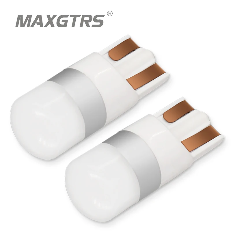 

MAXGTRS T10 LED W5W Canbus LED Bulb 194 168 3030 DRL Car Auto Sidemarker Parking Width Interior Dome Light Reading Lamp 12V