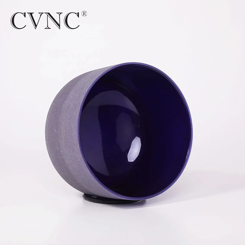 CVNC " Note Third-eye чакра матовая кварцевая Поющая чаша с бесплатной сумкой