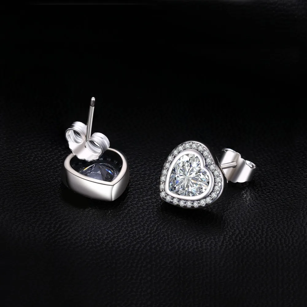 Jewelrypalace стерлингового серебра 925 только сердце серьги шпильки Свадебные для Для
