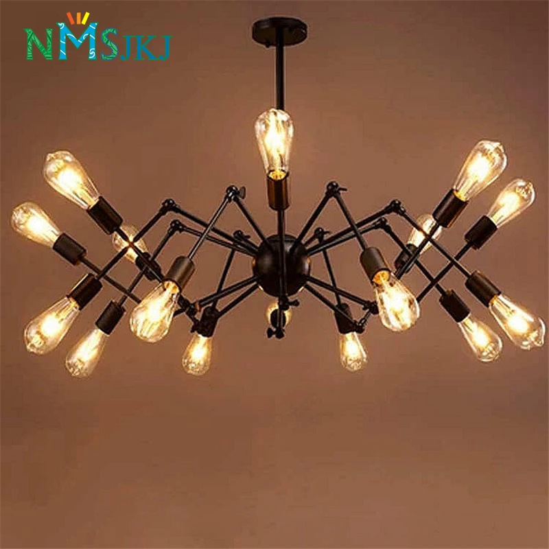 

Art Deco Loft Restaurant Bar America Country Iron Vintage Expansion Office Room Spider