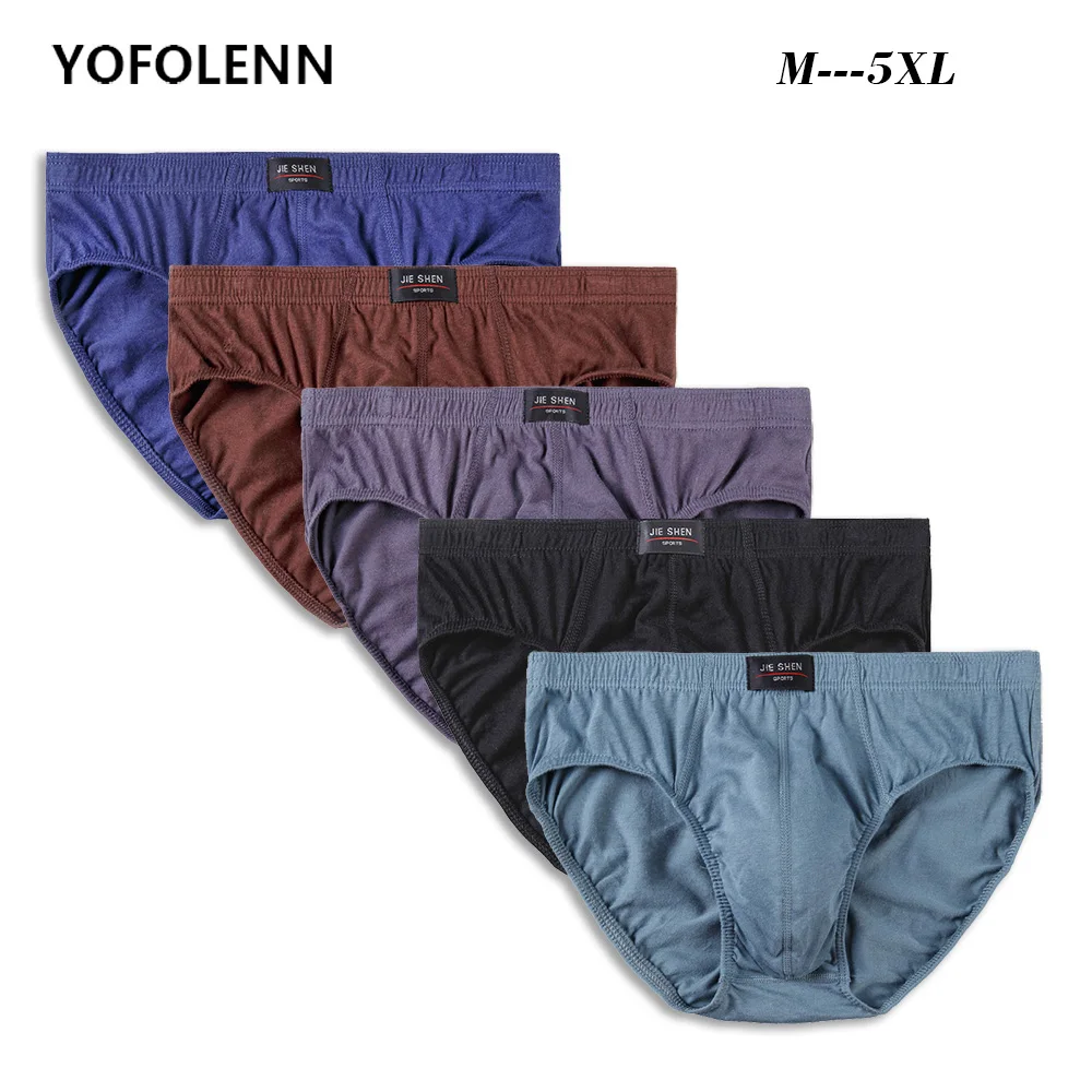 

4 Pieces/lot Cotton Men Underwear Sexy Men's Briefs Male Comfortable Underwear Gay Mens Soft Briefs Solid Shorts Male Panties