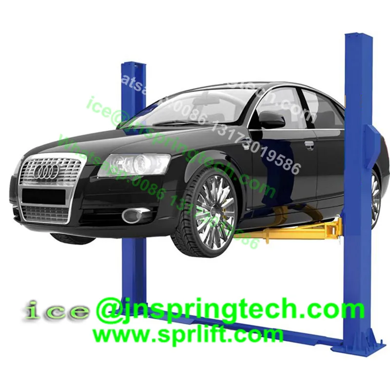 2 Post Car Lift Two Post Car Lift With Floor Plate Style Design