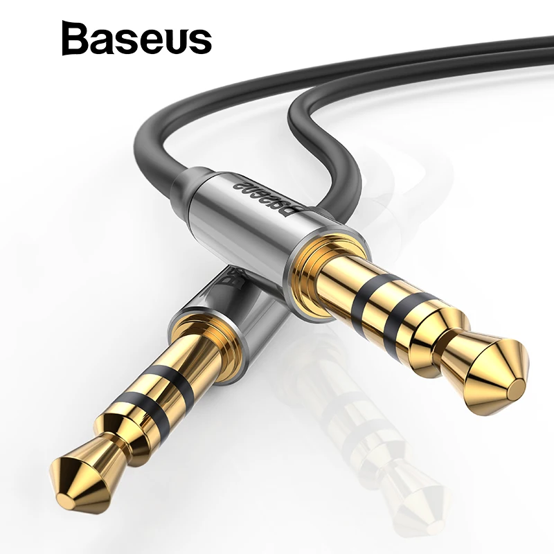 Baseus 3.5mm Jack Aux Cable for Speaker Headphone Car Aux Audio Cable for iPhone 5 6 Xiaomi redmi 5 4x Oneplus 5t MP3 Music Cord Baseus 3.5mm Jack Aux Cable for Speaker Headphone Car Aux Audio Cable for iPhone 5 6 Xiaomi redmi 5 4x Oneplus 5t MP3 Music Cord