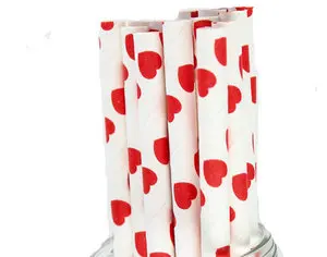 25 шт красные бумажные соломинки детская игрушка в ванную свадьбу Вечеринка Дети День Рождения украшения поставки бумажные соломинки
