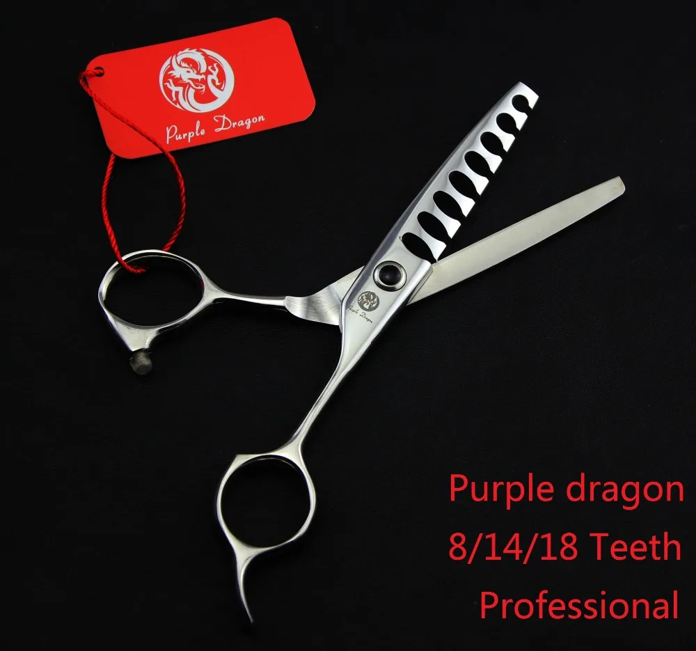 ФОТО Purple dragon professional hair  scissors hairdressing thinning scissors barber makas scharen tijeras peluquero ciseaux coiffure