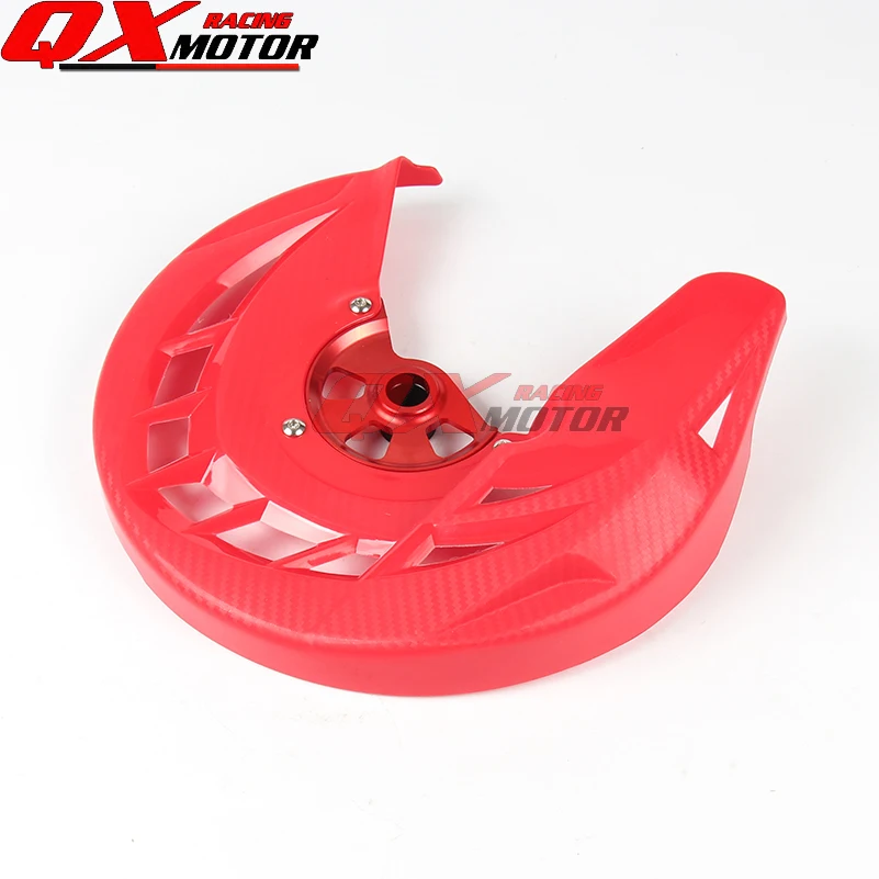 

Motorcycle Front Brake Disc Rotor Guard Cover Protector For CR125 CR250 04-07 CRF250R CRF450R 04-16 MX Motocross Offroad