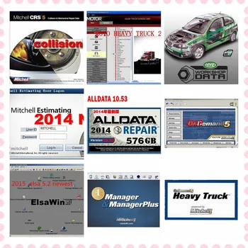 

1TB HDD For Alldata 10.53 + 2015 Mit//chell OD5 +Vivid Workshopdata + Elsawin + ATSG + Mit//chell heavy truck+UltraMate 50 in 1