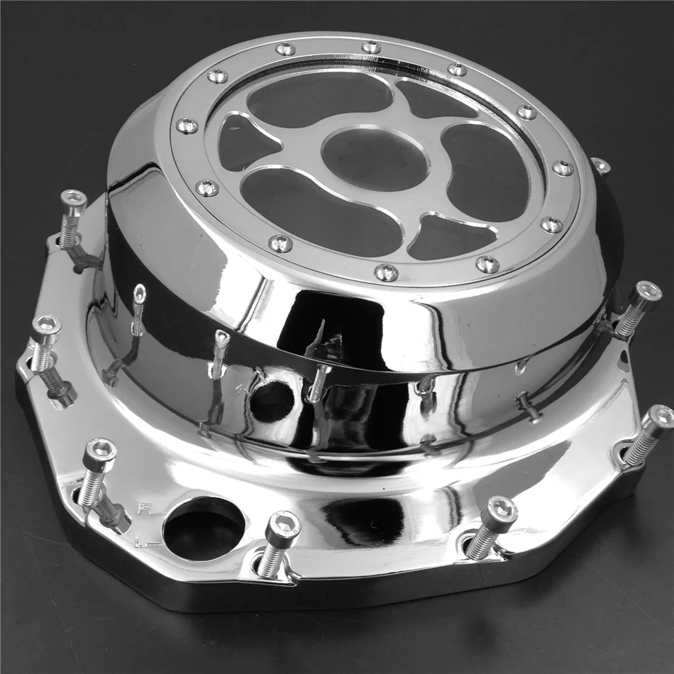 Chrome Right Engine Clutch Cover for Suzuki Hayabusa Gsxr1300 1999-2013 B-King