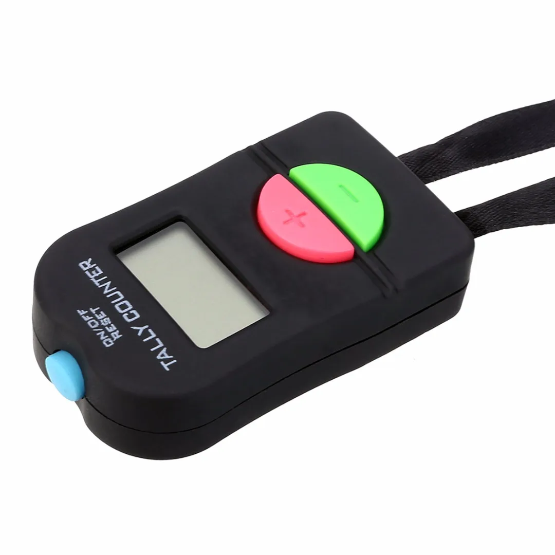 0 9999 ABS Цифровой Счетчик Счетчика 1 5 V черный Электронный ручной кликер