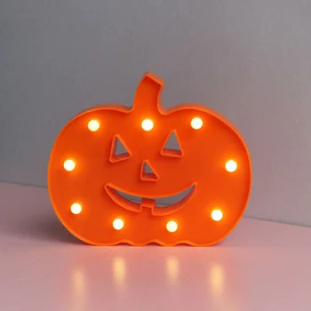 

Cute LED Pumpkin Night Lights Halloween Decorative Luminary Wall Table Bedside Lamp Cartoon Design Decor for Kids Lighting Gifts