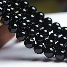 Натуральный черный сердолик Агаты Круглый драгоценный камень бусины 1" нить 4 6 8 10 12 мм выбрать размер для изготовления ювелирных изделий