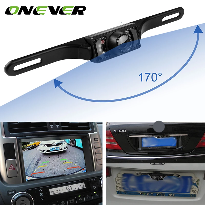 

Onever 170 Wide Degree HD Special Waterproof Rear View Camera for Volkswagen 7 LED Night Vision Backup Reverse Parking Camera