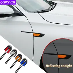 Универсальный автомобильный Стайлинг автомобиля боковой Предупреждение ющий стикер Светоотражающая наклейка из углеродного волокна