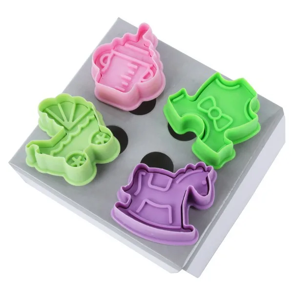 Hot Sales High Quality! Lovely DIY Fondatn Cake Baby Toys Mold Cutter Sugar Cookie Decor Tool 4Pcs Hot Sales High Quality! Lovely DIY Fondatn Cake Baby Toys Mold Cutter Sugar Cookie Decor Tool 4Pcs